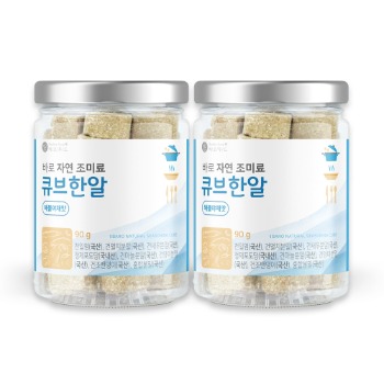 자연 조미료 큐브한알 해물 야채맛 90g(30큐브) 2통
